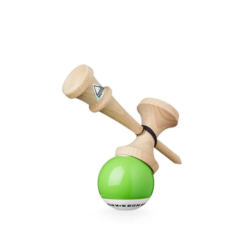 Krom POP LOL Verde lima Kendama Iniciación | Forma CK - imagen 7 de 8