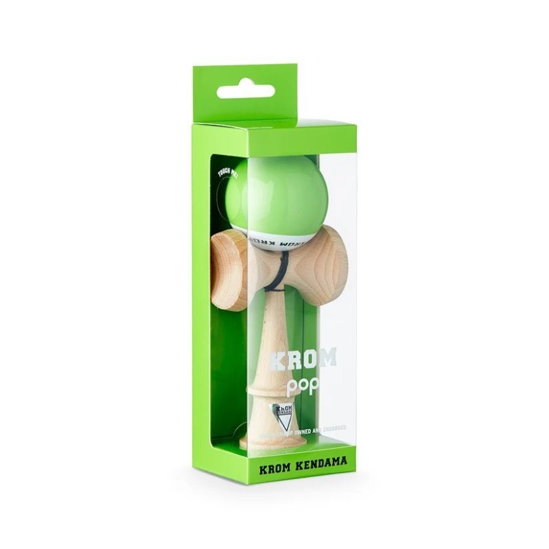 Krom POP LOL Verde lima Kendama Iniciación | Forma CK - imagen 8 de 8