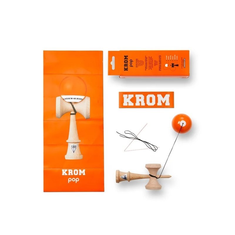 Krom POP LOL Orange Kendama Initiation | Forme CK - image 3 sur 8