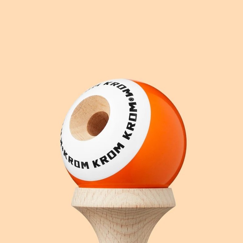Krom POP LOL Arancione Kendama Iniziazione | Forma CK - immagine 4 di 8