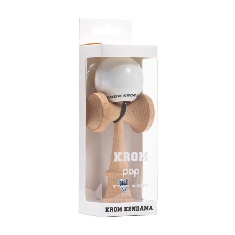 Krom POP LOL White Kendama | Entry-Level CK Shape - image 8 of 8