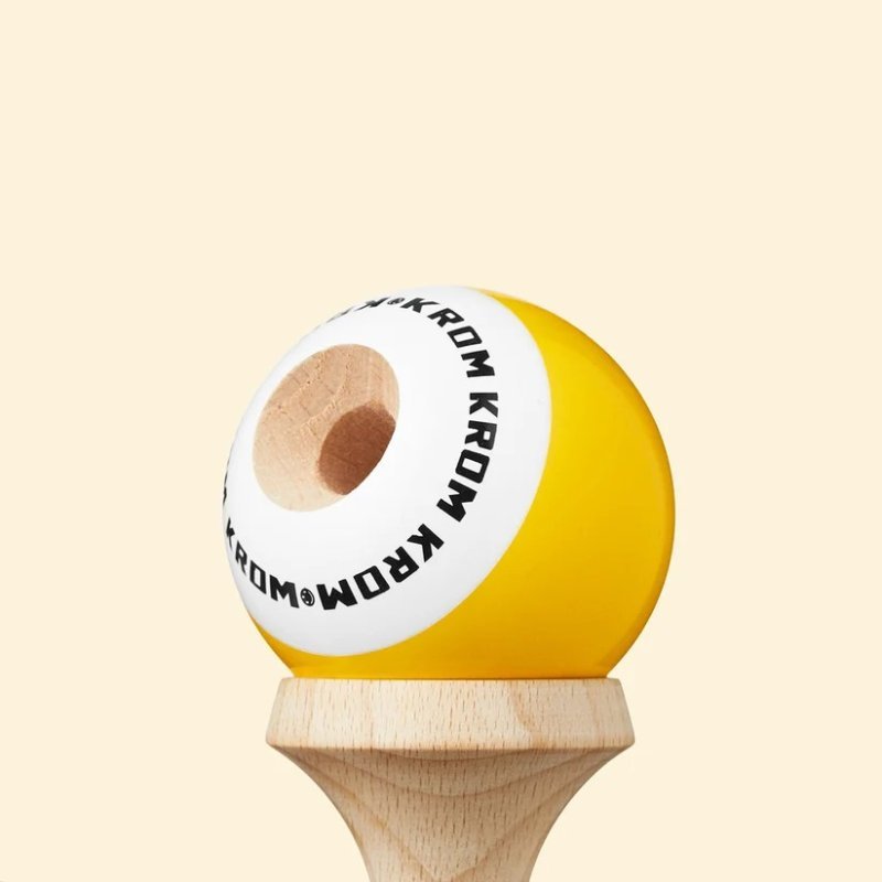 Krom POP LOL Yellow Kendama | Entry-Level CK Shape - image 4 of 6