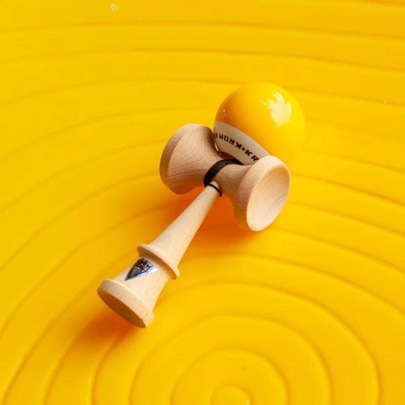 Krom POP LOL Yellow Kendama | Entry-Level CK Shape - image 5 of 6