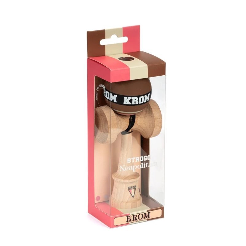 Krom Strogo Neapolitan Chocolat Kendama | Forme Lambo - image 3 sur 7