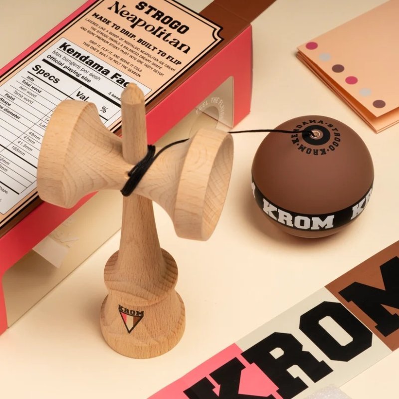 Krom Strogo Neapolitan Chocolate Kendama | Forma Lambo - imagen 4 de 7