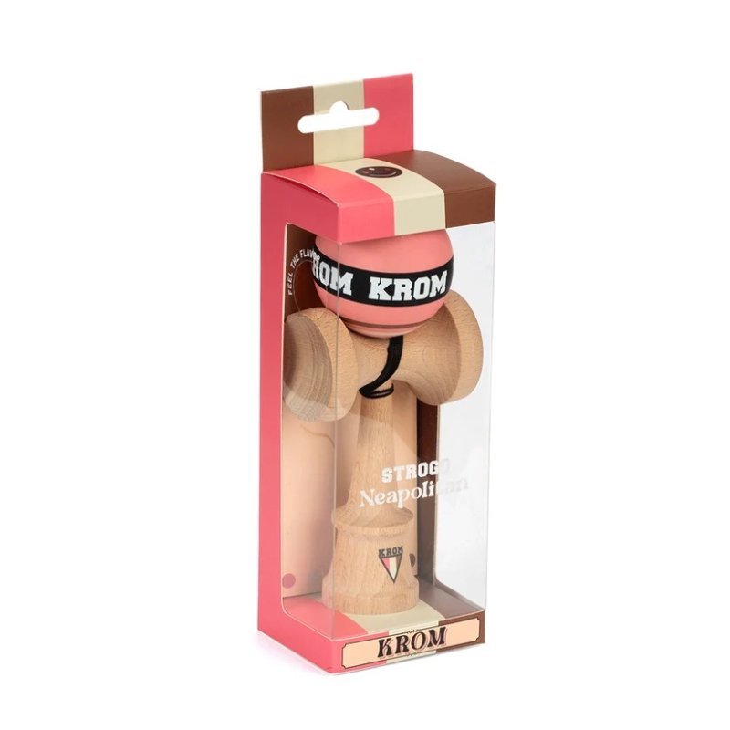 Krom Strogo Neapolitan Fraise Kendama | Forme Lambo - image 3 sur 7