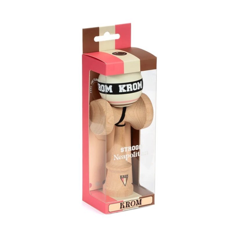 Krom Strogo Neapolitan Vainilla Kendama | Forma Lambo - imagen 3 de 7