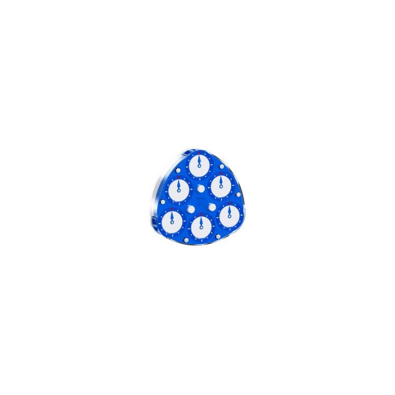 QiYi Clock 3x3 Magnetic Puzzle Clock (Glacier Blue)