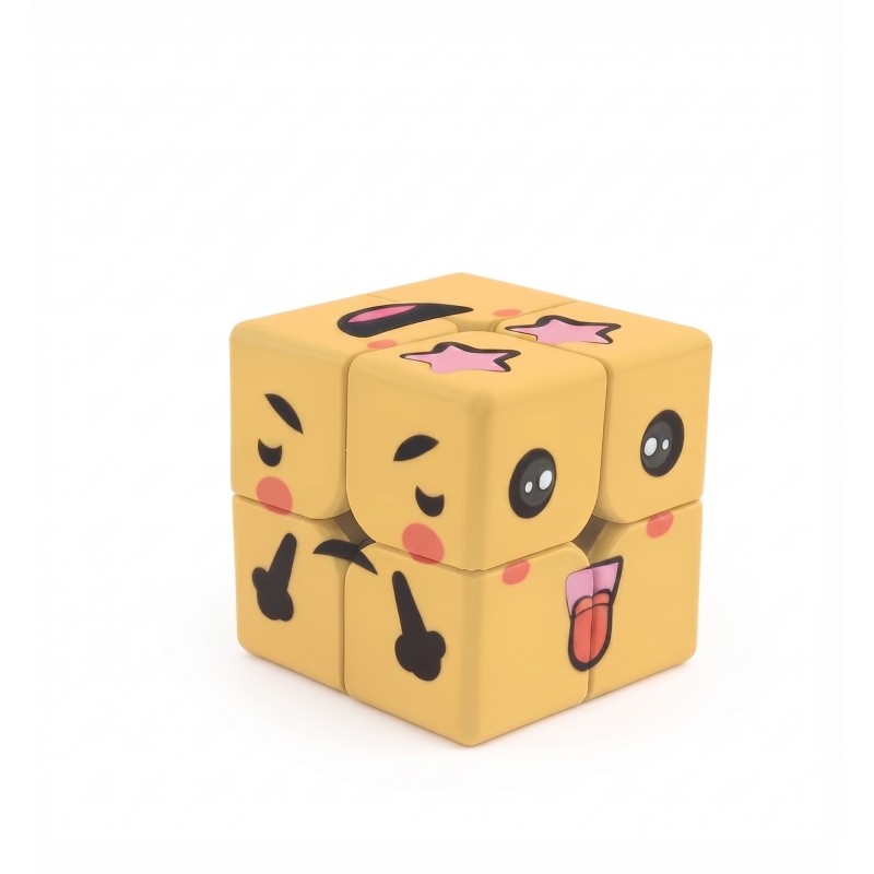 Ziina Emoji cube 2x2 Yellow | The Joker House