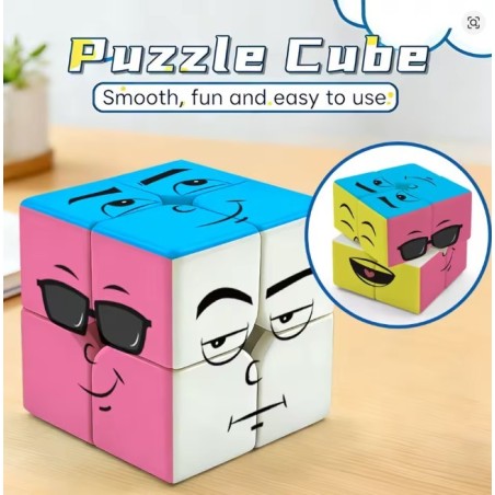 Ziina Emoji cube 2x2 stickerless | The Joker House