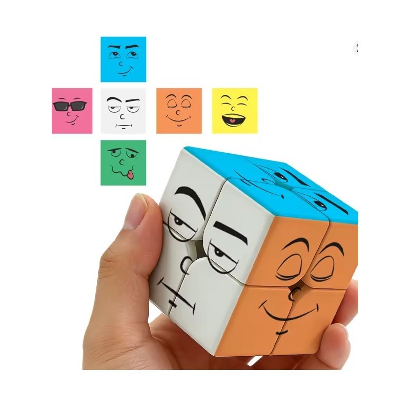 Ziina Emoji cube 2x2 stickerless | The Joker House - imagen 3 de 5