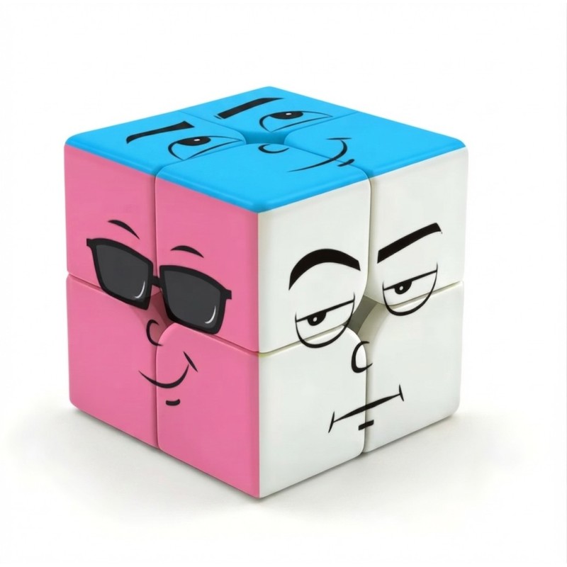 Ziina Emoji cube 2x2 stickerless | The Joker House - imagen 1 de 5