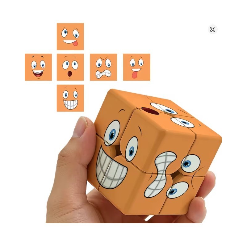 Ziina Emoji cube 2x2 Orange | The Joker House - imagen 4 de 4