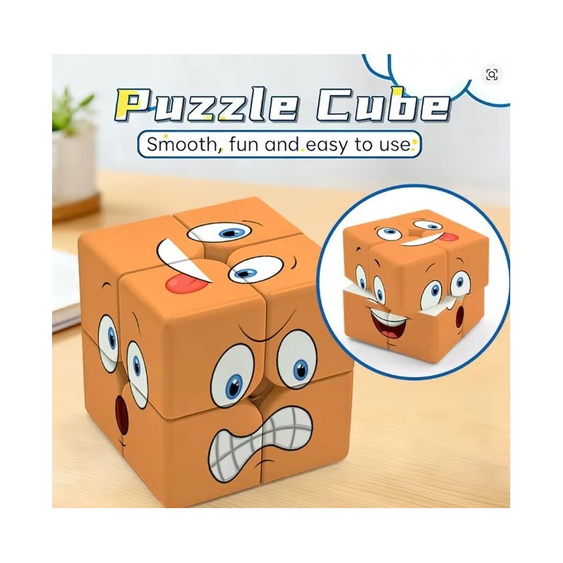 Ziina Emoji cube 2x2 Orange | The Joker House - imagen 2 de 4