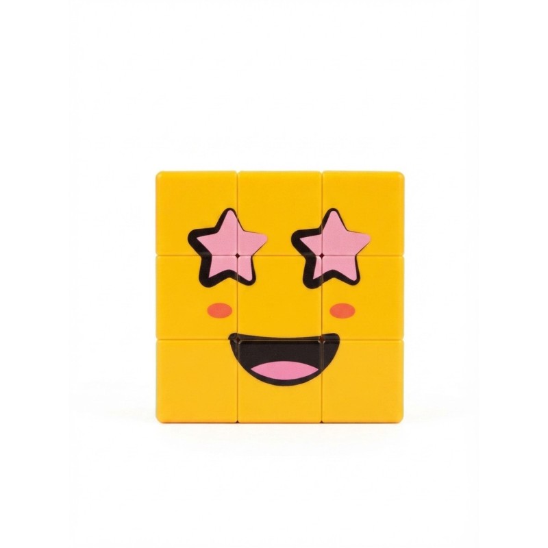 Ziina emoji cube 3x3 Yellow | The Joker House