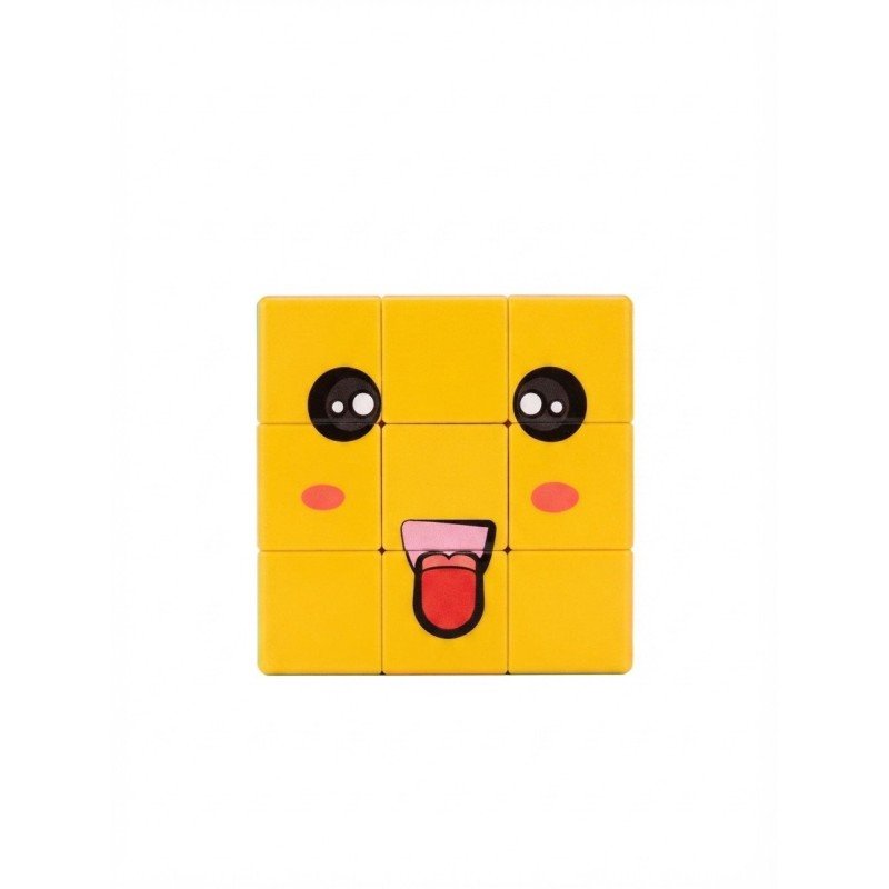 Ziina emoji cube 3x3 Yellow | The Joker House - imagem 4 de 5