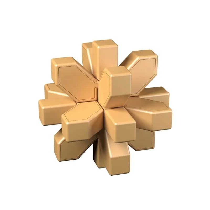 QiYi Blossom Lock Kong Ming Quebra-cabecas Plastico