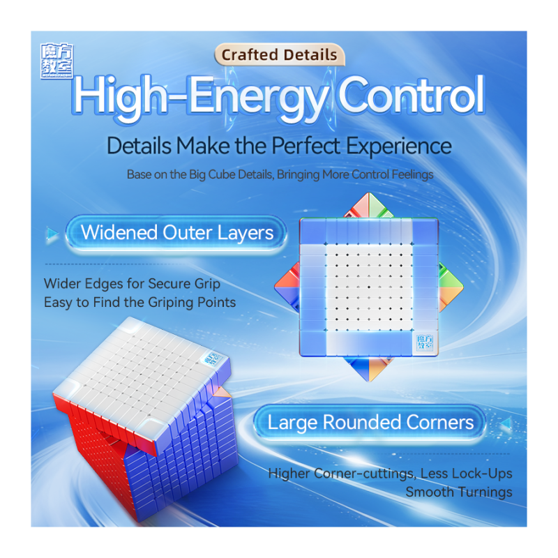 MoYu Meilong 10x10 V2 Magnético Ball-Core | Joker - imagem 7 de 10