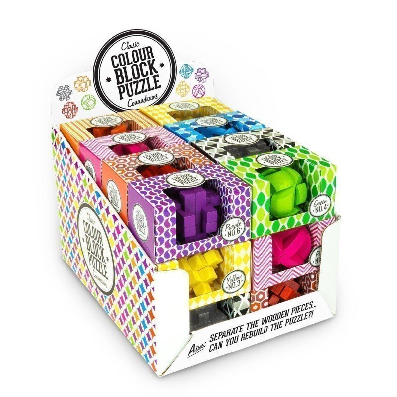 copy of Professor Puzzle: Colour Block Puzzles Minis (x24) - immagine 3 di 3
