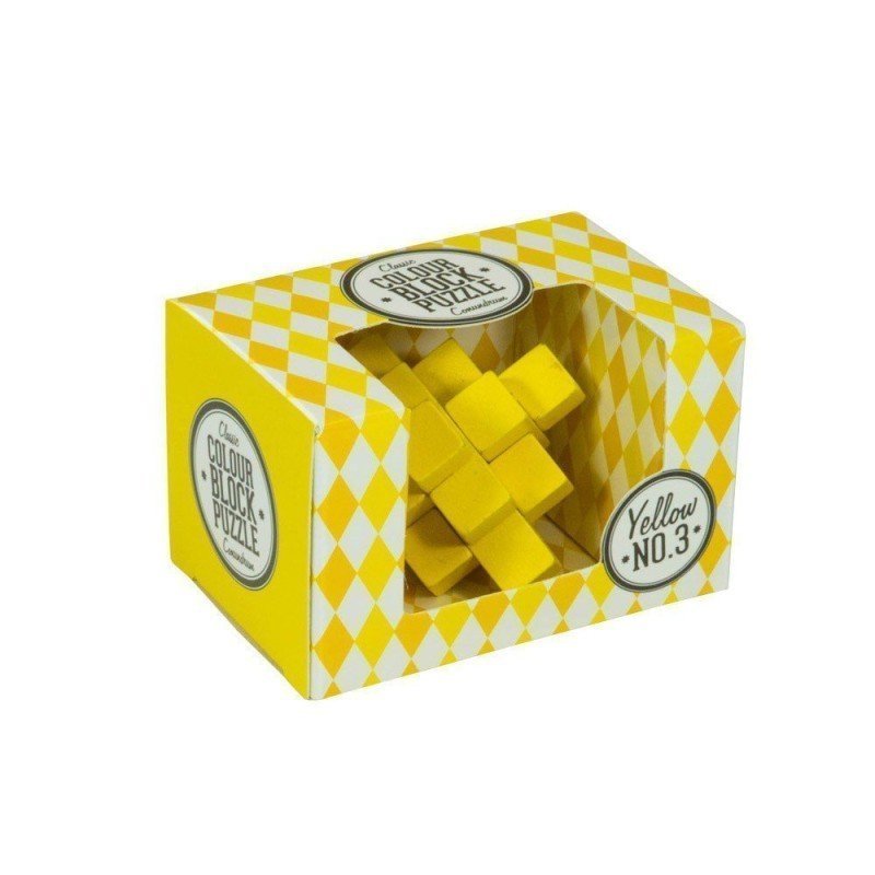 Professor Puzzle: Colour Block Puzzle Giallo - immagine 2 - immagine 2 di 3