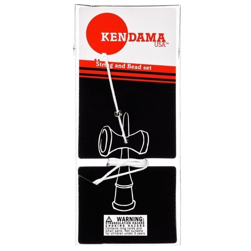 Kendama USA: Individual White String and Bead Set - Single Piece