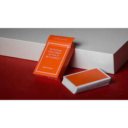 Jeu de Cartes Magic Notebook - Orange | Playing Cards | Boutique Online | The Joker House - France
