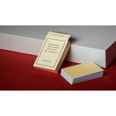 Jeu de Cartes Magic Notebook - Champagne | Playing Cards | Boutique Online | The Joker House - France