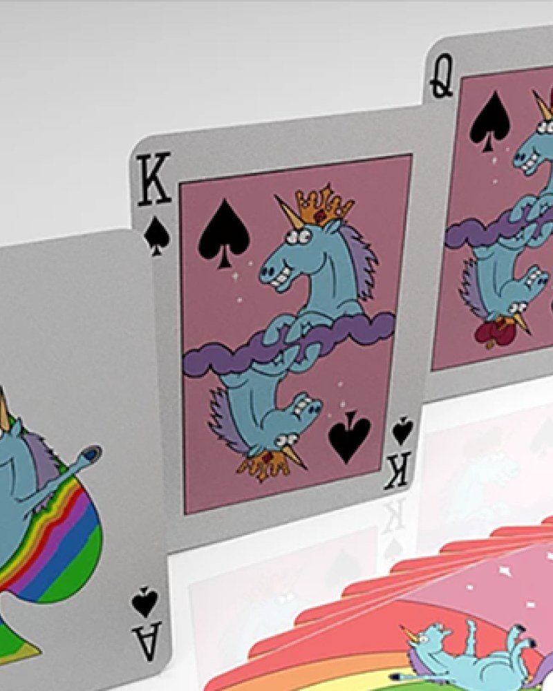 Rainbow Unicorn Special Edition  | Playing Cards | Shop Online | The Joker House - UK - image 3 of 6