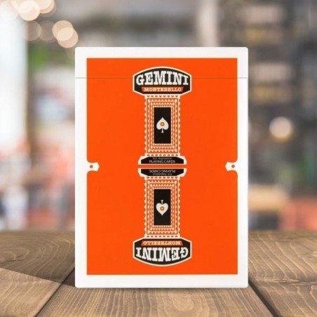 Mazzo Di Carte Gemini Casino Orange  | Playing Cards |