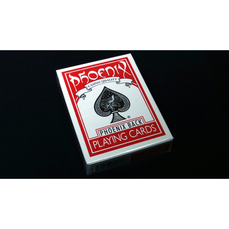 Mazzo di Carte Phoenix Deck (Red) by Card-Shark | Negozio Online| The Joker House - Italia
