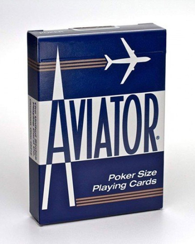 Cards Aviator Poker size (Blue) Kartendeck | Spielkarten Online Shop | Playing Cards - Deutschland