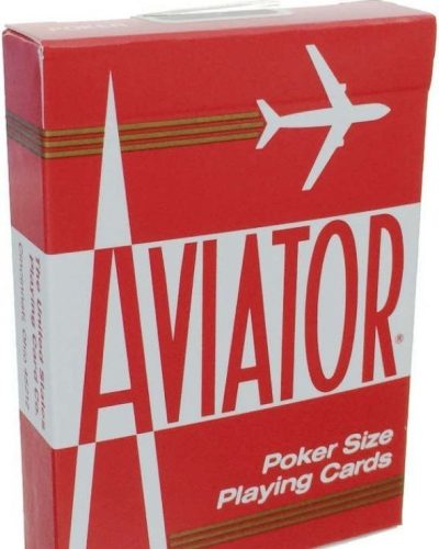 Baralho de Cartas Cards Aviator Poker size (Red) | Playing cards