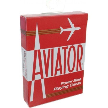 Baralho Cards Aviator Poker size (Red) | Loja Online Cartas | The Joker House - Portugal