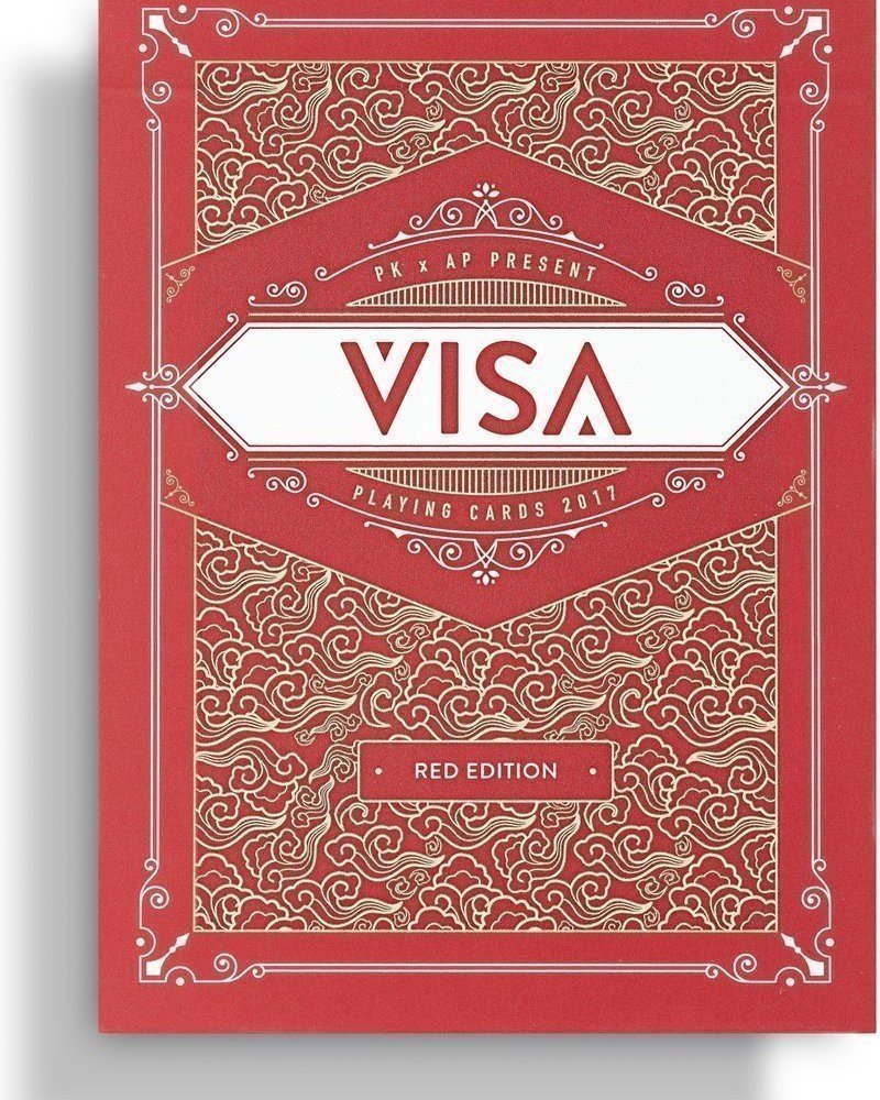 Visa Red | Playing cards | Shop Online | The Joker House - UK
