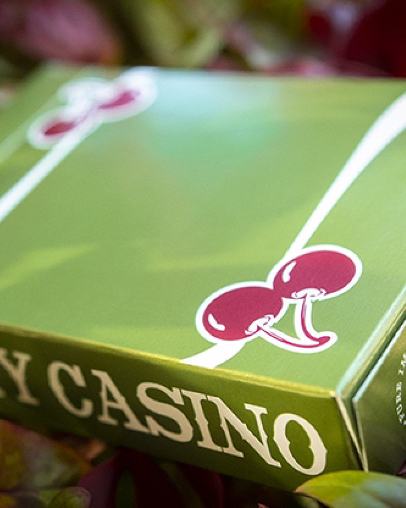 Cherry Casino Sahara Green | Playing cards | Shop Online | The Joker House - UK - image 3 of 5