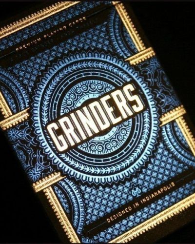Blue Grinders  by Midnight Cards | Playing cards