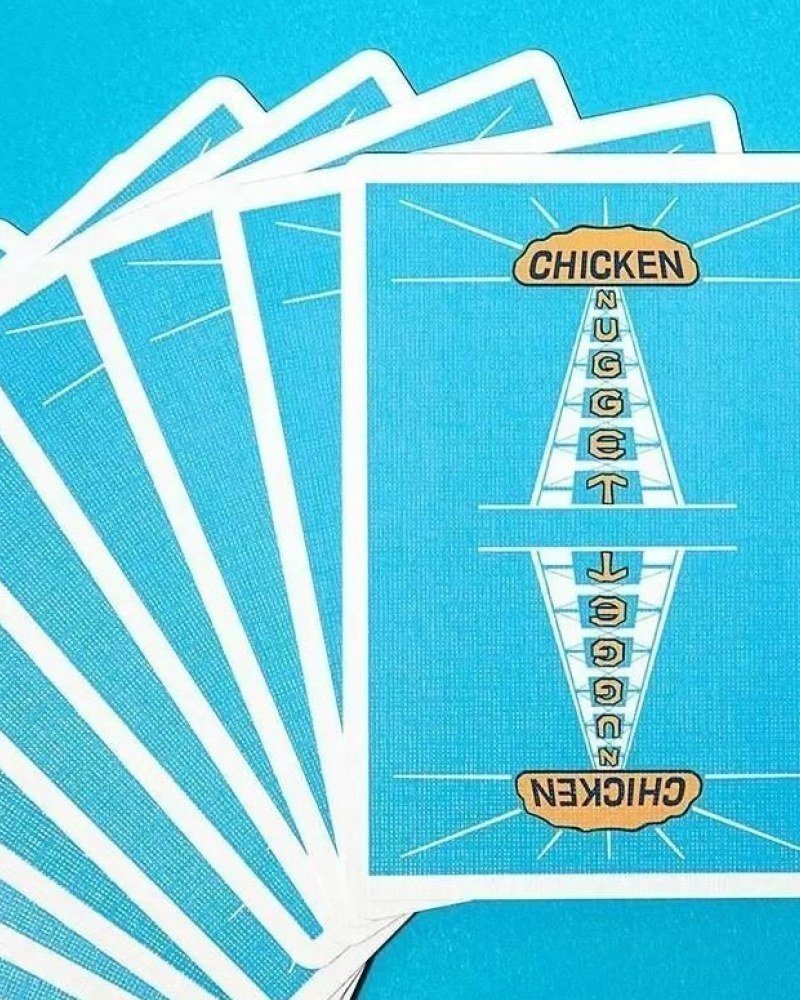 Vintage Chicken Nugget - Sky Blue Kartendeck | Spielkarten Online Shop |  Playing Cards - Deutschland - Bild 4 von 5
