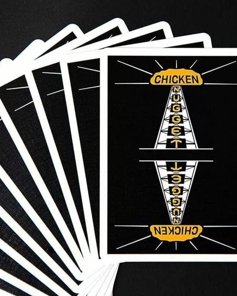 Baraja Vintage Chicken Nugget - Black | Playing cards | Tienda Cartas Online España| - imagen 1 de 4