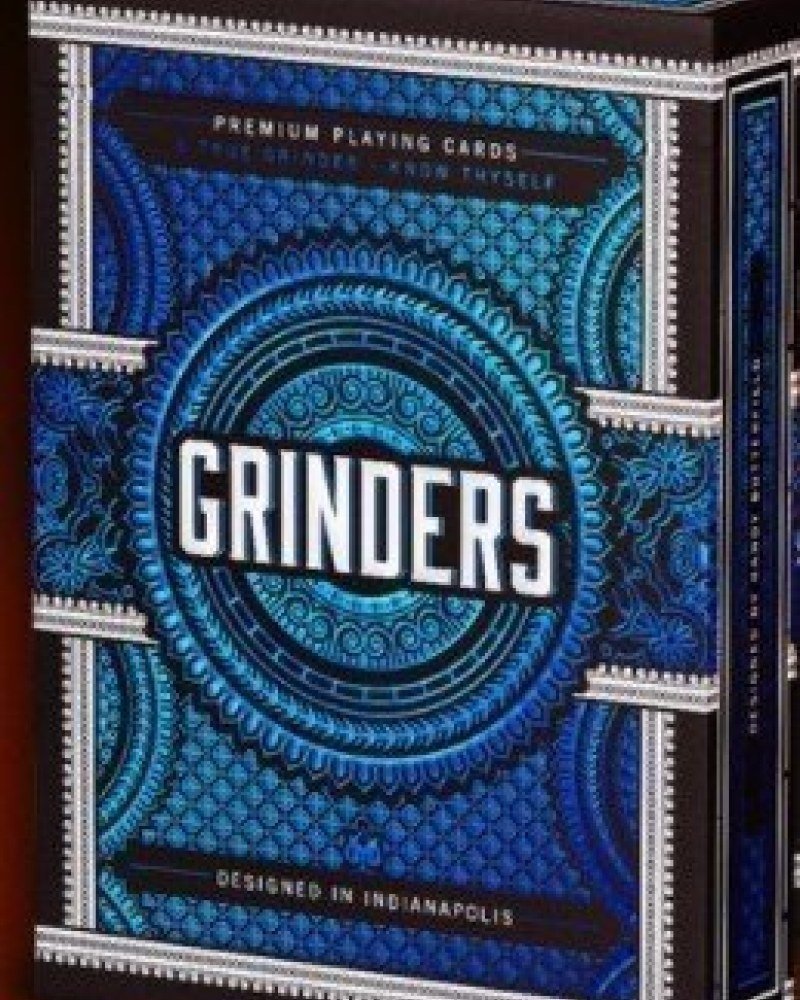 Mazzo di Carte Blue Grinders  by Midnight Cards | Negozio Online| The Joker House - Italia - immagine 1 di 5
