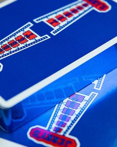 Baraja Cartas: Gilded Vintage Feel Jerry's Nuggets (Blue) Playing Cards