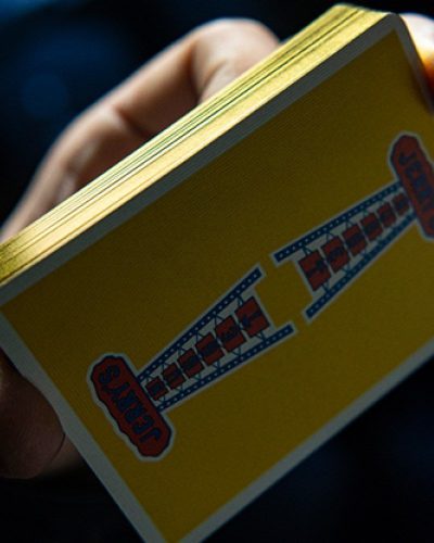 Baraja Cartas: Gilded Vintage Feel Jerry's Nuggets (Yellow) Playing Cards