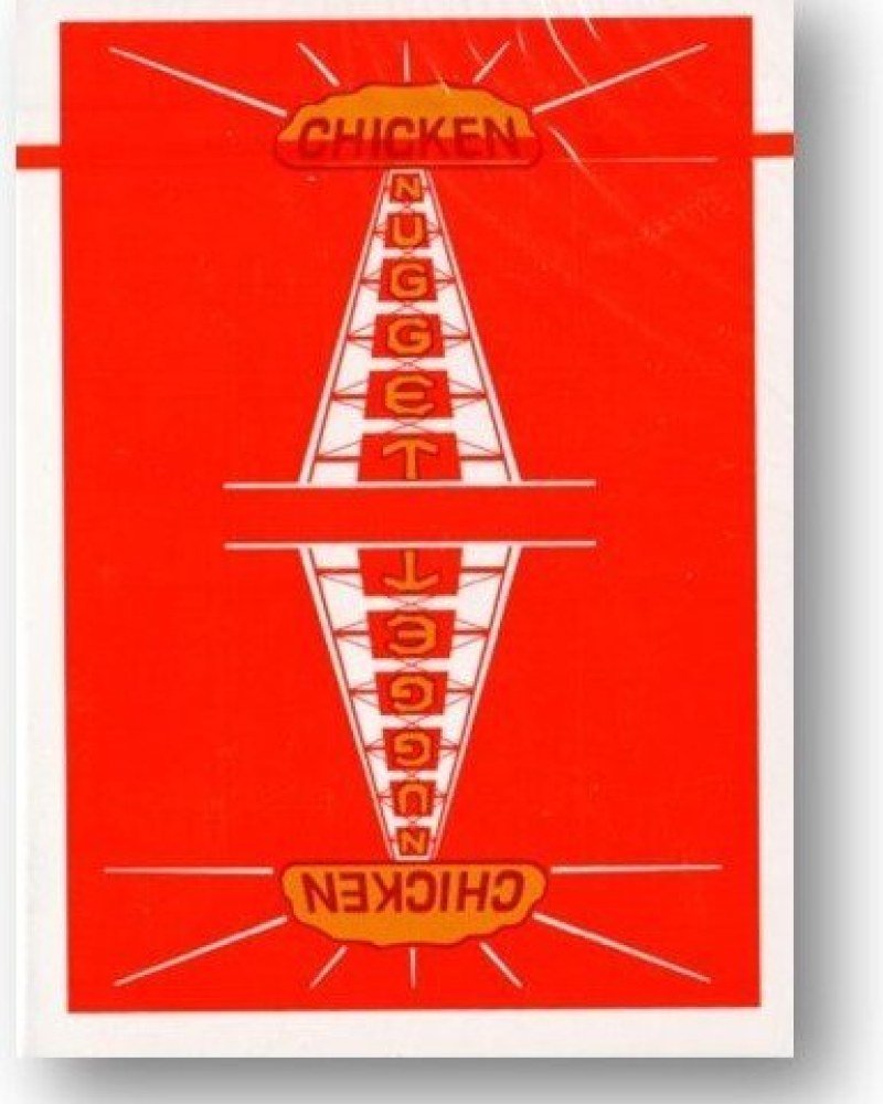 Baraja de cartas Vintage Chicken Nugget - Red - immagine 2 di 3