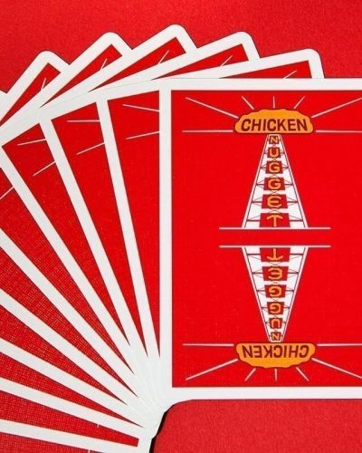 Baraja de cartas Vintage Chicken Nugget - Red