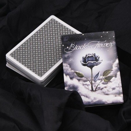Baraja de Cartas: Black Flower by Jack Nobile