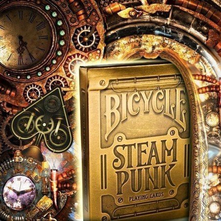 Baraja de Cartas: Bicycle - Steampunk - Gold