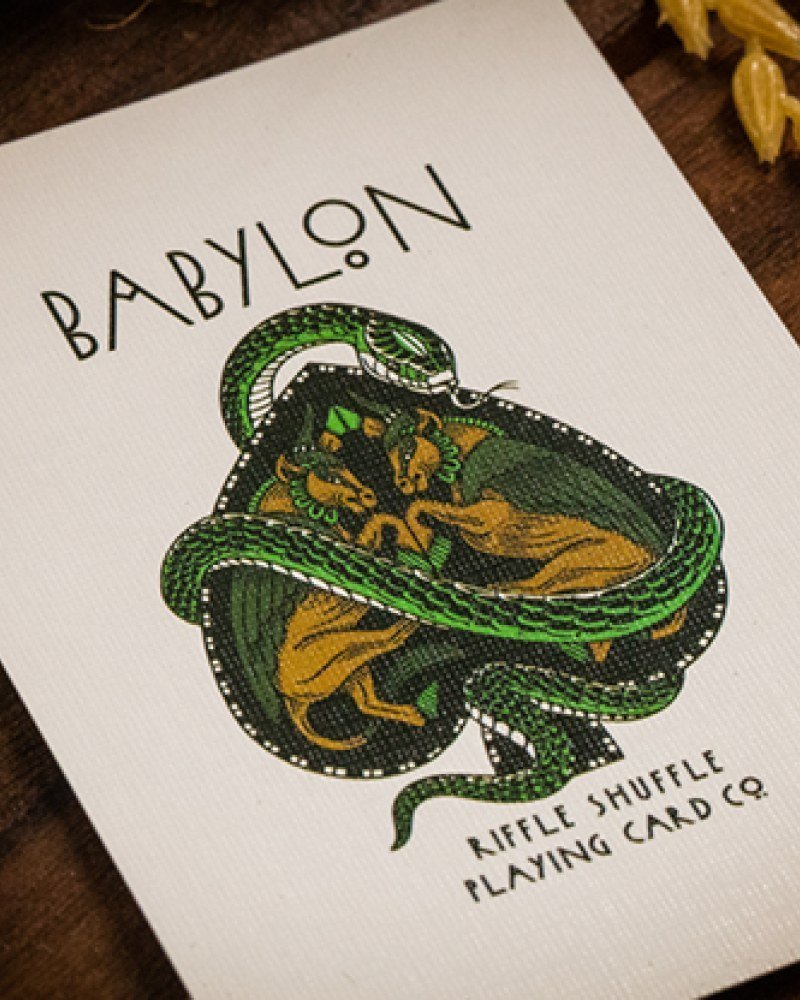 Baraja de Cartas: Babylon (Forest Green) Playing Cards by Riffle Shuffle - image 3 sur 6