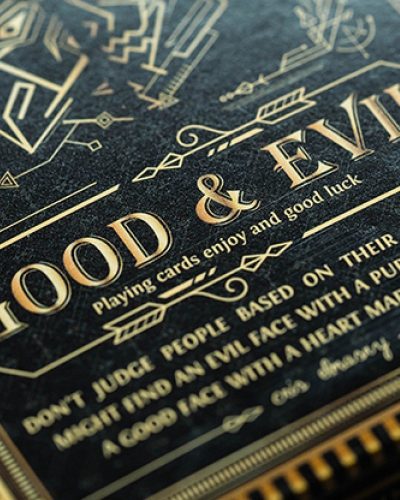 Baraja de Cartas: Good and Evil Playing Cards