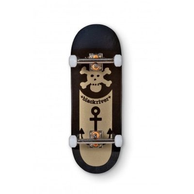 Fingerboard Completo Blackriver:  Anchor Black Set X-Wide 33.3mm