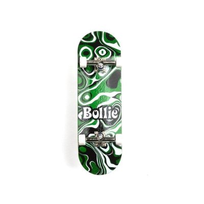 Fingerboard Completo Bollie: Psychedelic Green Set 30.5mm