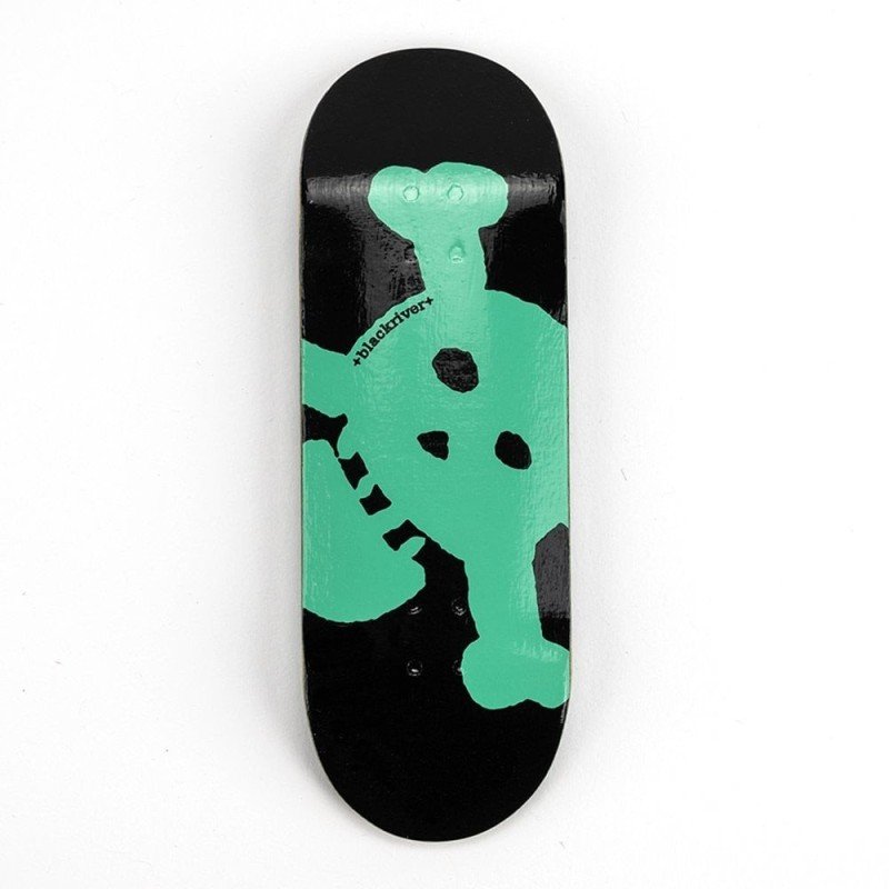 Tabla Fingerboard Blackriver: New Skull Turquoise Wide 32mm